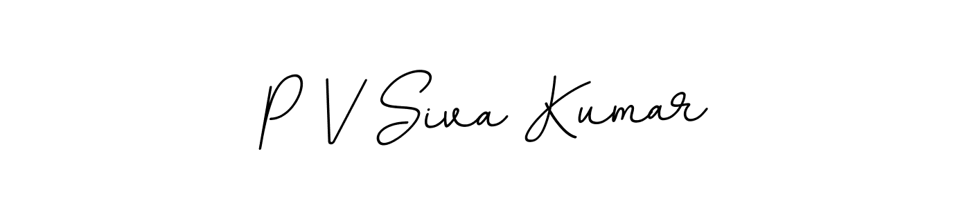 Similarly BallpointsItalic-DORy9 is the best handwritten signature design. Signature creator online .You can use it as an online autograph creator for name P V Siva Kumar. P V Siva Kumar signature style 11 images and pictures png
