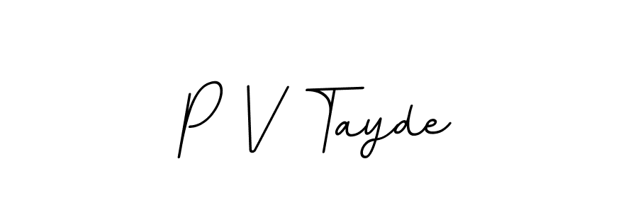 How to make P V Tayde signature? BallpointsItalic-DORy9 is a professional autograph style. Create handwritten signature for P V Tayde name. P V Tayde signature style 11 images and pictures png