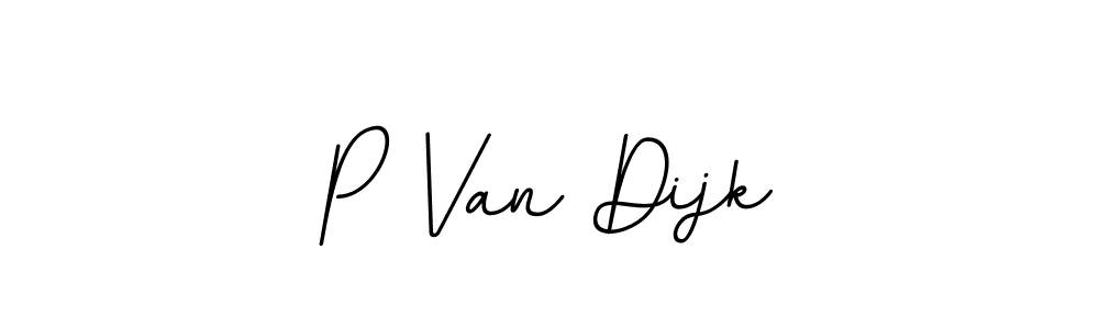 You should practise on your own different ways (BallpointsItalic-DORy9) to write your name (P Van Dijk) in signature. don't let someone else do it for you. P Van Dijk signature style 11 images and pictures png