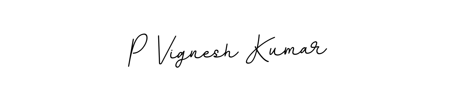 Make a beautiful signature design for name P Vignesh Kumar. Use this online signature maker to create a handwritten signature for free. P Vignesh Kumar signature style 11 images and pictures png