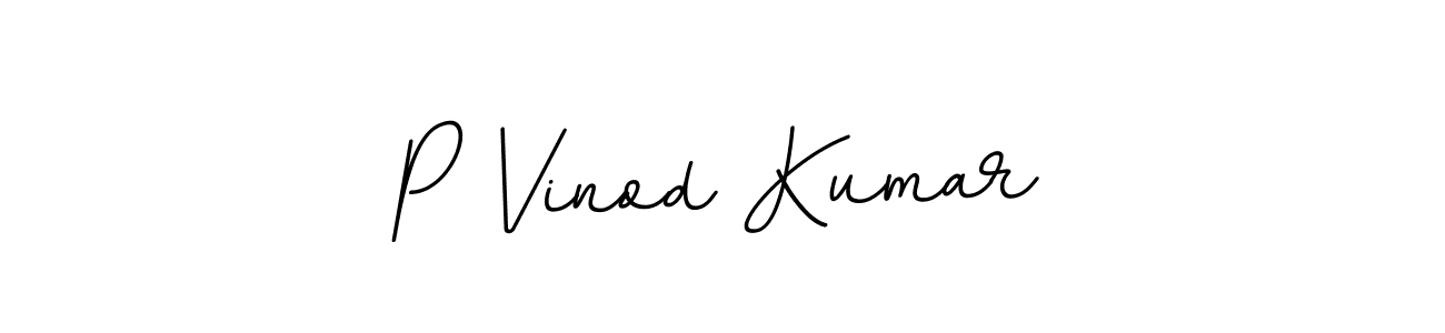 P Vinod Kumar stylish signature style. Best Handwritten Sign (BallpointsItalic-DORy9) for my name. Handwritten Signature Collection Ideas for my name P Vinod Kumar. P Vinod Kumar signature style 11 images and pictures png