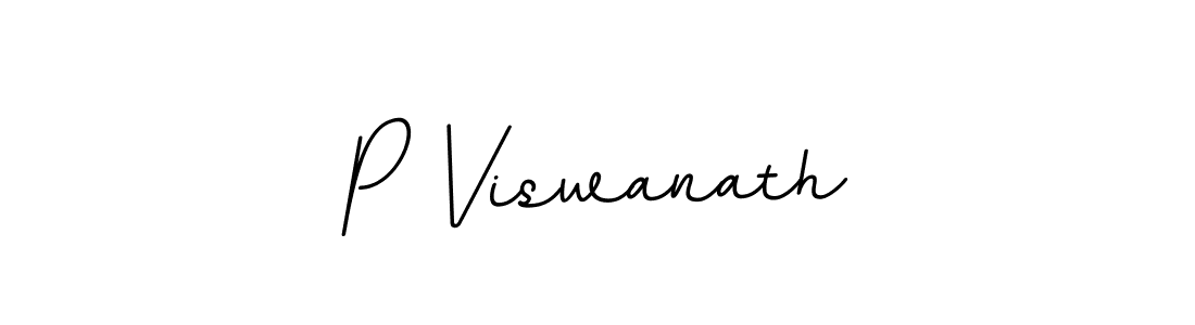 Design your own signature with our free online signature maker. With this signature software, you can create a handwritten (BallpointsItalic-DORy9) signature for name P Viswanath. P Viswanath signature style 11 images and pictures png