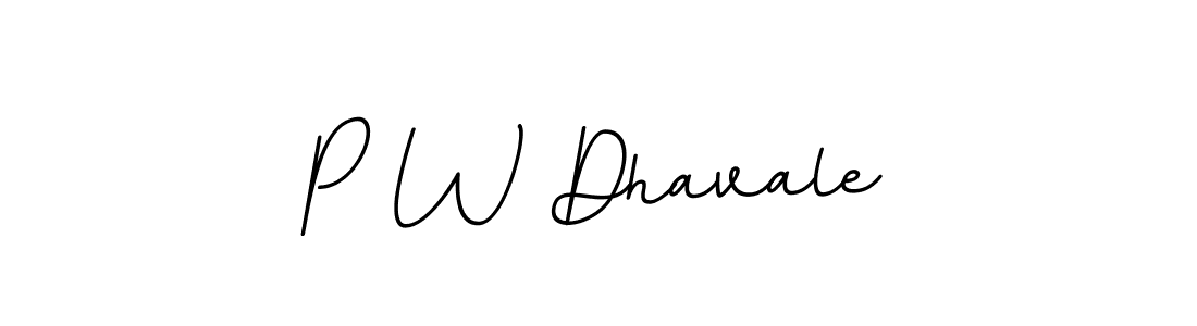 Make a beautiful signature design for name P W Dhavale. Use this online signature maker to create a handwritten signature for free. P W Dhavale signature style 11 images and pictures png