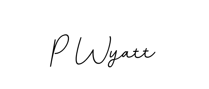 Once you've used our free online signature maker to create your best signature BallpointsItalic-DORy9 style, it's time to enjoy all of the benefits that P Wyatt name signing documents. P Wyatt signature style 11 images and pictures png