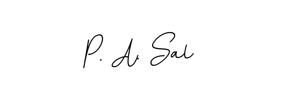 Check out images of Autograph of P. A. Sal name. Actor P. A. Sal Signature Style. BallpointsItalic-DORy9 is a professional sign style online. P. A. Sal signature style 11 images and pictures png