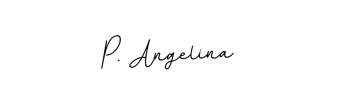 P. Angelina stylish signature style. Best Handwritten Sign (BallpointsItalic-DORy9) for my name. Handwritten Signature Collection Ideas for my name P. Angelina. P. Angelina signature style 11 images and pictures png