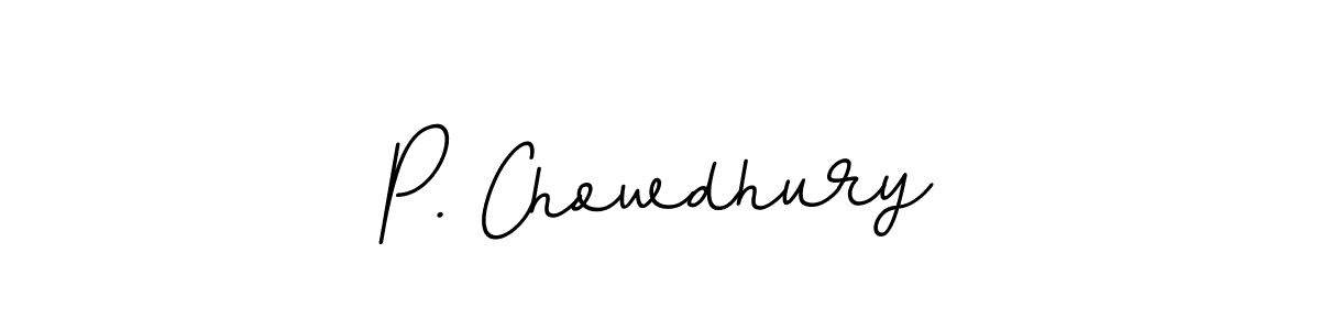 How to make P. Chowdhury signature? BallpointsItalic-DORy9 is a professional autograph style. Create handwritten signature for P. Chowdhury name. P. Chowdhury signature style 11 images and pictures png