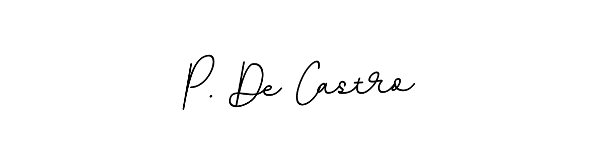 if you are searching for the best signature style for your name P. De Castro. so please give up your signature search. here we have designed multiple signature styles  using BallpointsItalic-DORy9. P. De Castro signature style 11 images and pictures png