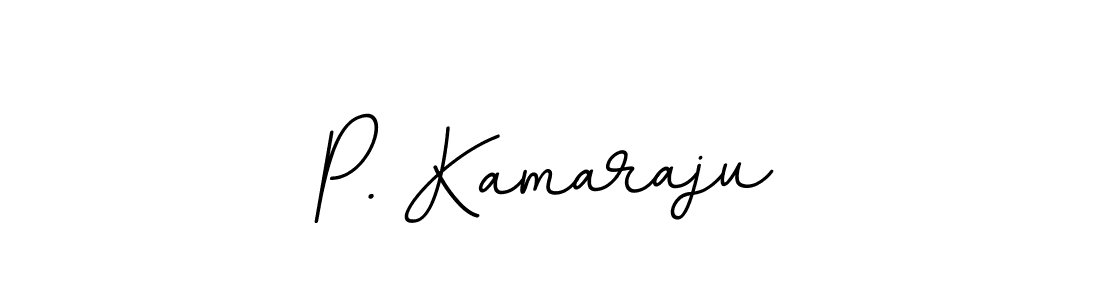 Make a beautiful signature design for name P. Kamaraju. With this signature (BallpointsItalic-DORy9) style, you can create a handwritten signature for free. P. Kamaraju signature style 11 images and pictures png