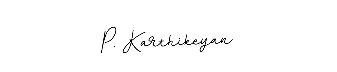 Also we have P. Karthikeyan name is the best signature style. Create professional handwritten signature collection using BallpointsItalic-DORy9 autograph style. P. Karthikeyan signature style 11 images and pictures png