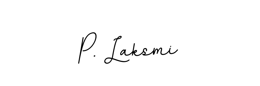 Make a beautiful signature design for name P. Laksmi. With this signature (BallpointsItalic-DORy9) style, you can create a handwritten signature for free. P. Laksmi signature style 11 images and pictures png