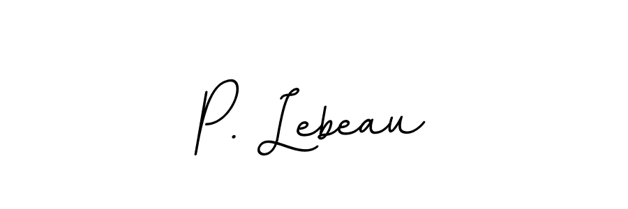 P. Lebeau stylish signature style. Best Handwritten Sign (BallpointsItalic-DORy9) for my name. Handwritten Signature Collection Ideas for my name P. Lebeau. P. Lebeau signature style 11 images and pictures png