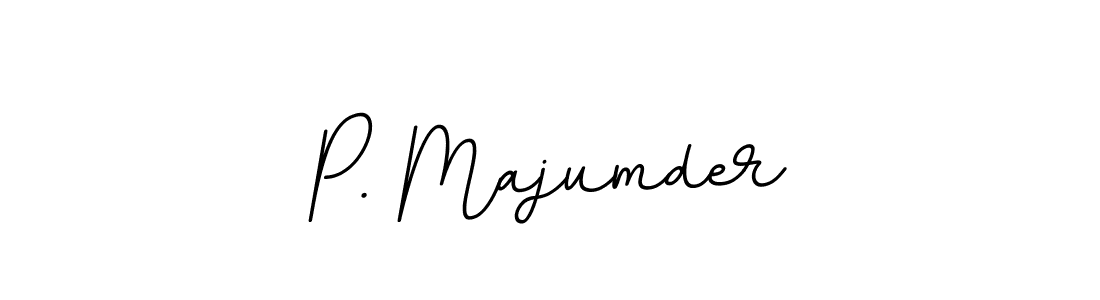 Make a beautiful signature design for name P. Majumder. Use this online signature maker to create a handwritten signature for free. P. Majumder signature style 11 images and pictures png