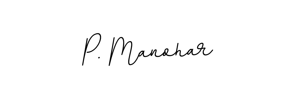 P. Manohar stylish signature style. Best Handwritten Sign (BallpointsItalic-DORy9) for my name. Handwritten Signature Collection Ideas for my name P. Manohar. P. Manohar signature style 11 images and pictures png