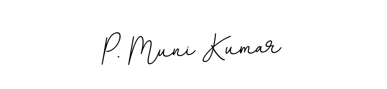 How to make P. Muni Kumar signature? BallpointsItalic-DORy9 is a professional autograph style. Create handwritten signature for P. Muni Kumar name. P. Muni Kumar signature style 11 images and pictures png