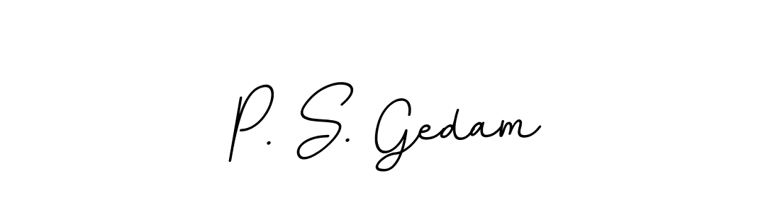 How to make P. S. Gedam signature? BallpointsItalic-DORy9 is a professional autograph style. Create handwritten signature for P. S. Gedam name. P. S. Gedam signature style 11 images and pictures png