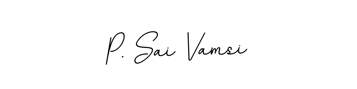 How to make P. Sai Vamsi signature? BallpointsItalic-DORy9 is a professional autograph style. Create handwritten signature for P. Sai Vamsi name. P. Sai Vamsi signature style 11 images and pictures png