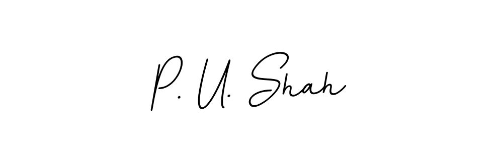 You can use this online signature creator to create a handwritten signature for the name P. U. Shah. This is the best online autograph maker. P. U. Shah signature style 11 images and pictures png