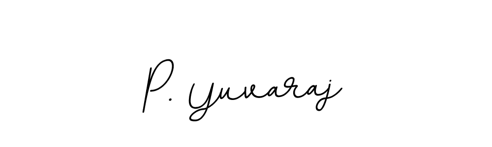 P. Yuvaraj stylish signature style. Best Handwritten Sign (BallpointsItalic-DORy9) for my name. Handwritten Signature Collection Ideas for my name P. Yuvaraj. P. Yuvaraj signature style 11 images and pictures png