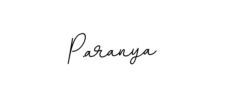 P.aranya stylish signature style. Best Handwritten Sign (BallpointsItalic-DORy9) for my name. Handwritten Signature Collection Ideas for my name P.aranya. P.aranya signature style 11 images and pictures png