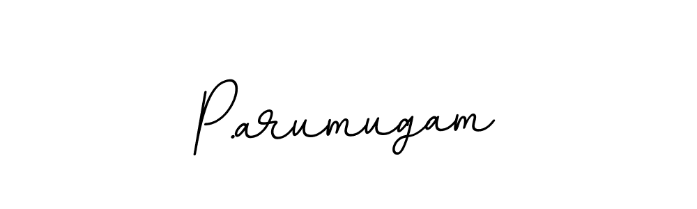 How to make P.arumugam name signature. Use BallpointsItalic-DORy9 style for creating short signs online. This is the latest handwritten sign. P.arumugam signature style 11 images and pictures png