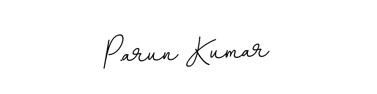 Also You can easily find your signature by using the search form. We will create P.arun Kumar name handwritten signature images for you free of cost using BallpointsItalic-DORy9 sign style. P.arun Kumar signature style 11 images and pictures png