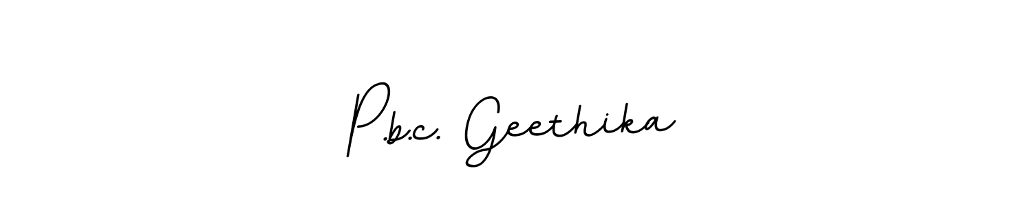 Once you've used our free online signature maker to create your best signature BallpointsItalic-DORy9 style, it's time to enjoy all of the benefits that P.b.c. Geethika name signing documents. P.b.c. Geethika signature style 11 images and pictures png