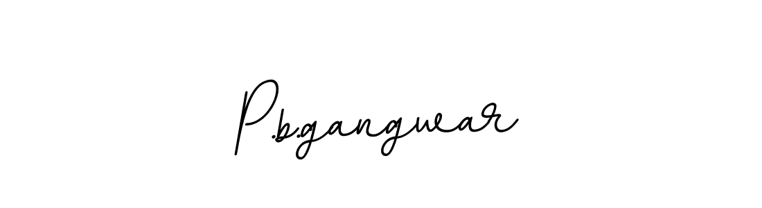 This is the best signature style for the P.b.gangwar name. Also you like these signature font (BallpointsItalic-DORy9). Mix name signature. P.b.gangwar signature style 11 images and pictures png