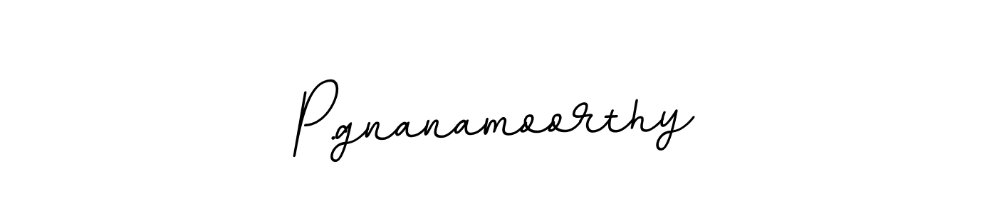 Use a signature maker to create a handwritten signature online. With this signature software, you can design (BallpointsItalic-DORy9) your own signature for name P.gnanamoorthy. P.gnanamoorthy signature style 11 images and pictures png