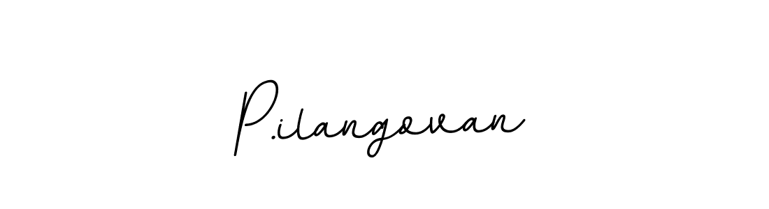 Create a beautiful signature design for name P.ilangovan. With this signature (BallpointsItalic-DORy9) fonts, you can make a handwritten signature for free. P.ilangovan signature style 11 images and pictures png