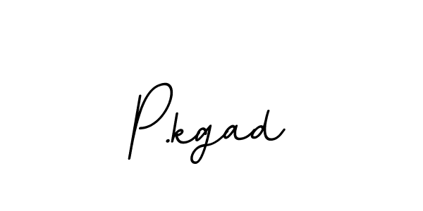 The best way (BallpointsItalic-DORy9) to make a short signature is to pick only two or three words in your name. The name P.kgad include a total of six letters. For converting this name. P.kgad signature style 11 images and pictures png