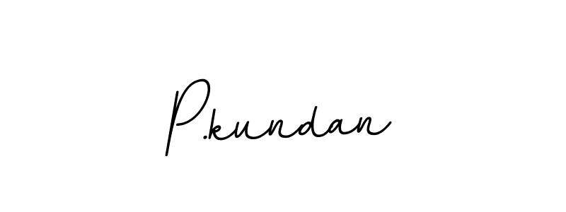 The best way (BallpointsItalic-DORy9) to make a short signature is to pick only two or three words in your name. The name P.kundan include a total of six letters. For converting this name. P.kundan signature style 11 images and pictures png