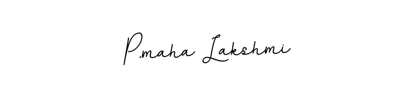 Also we have P.maha Lakshmi name is the best signature style. Create professional handwritten signature collection using BallpointsItalic-DORy9 autograph style. P.maha Lakshmi signature style 11 images and pictures png
