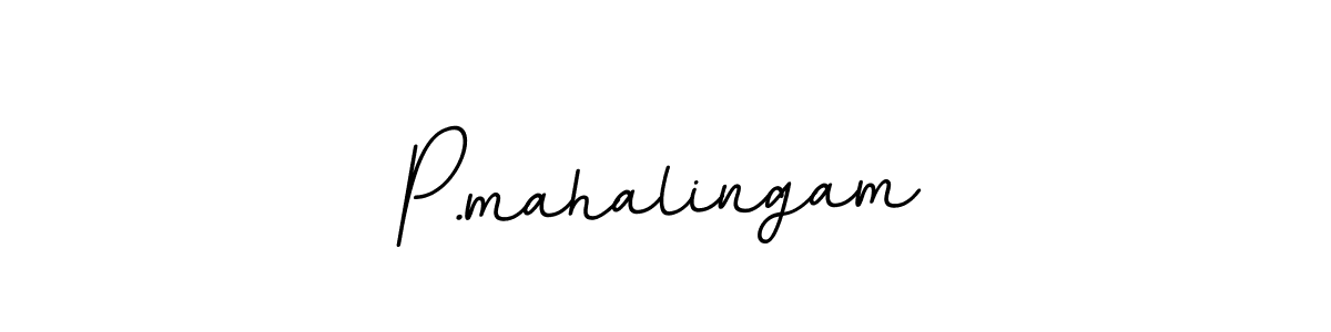 How to make P.mahalingam name signature. Use BallpointsItalic-DORy9 style for creating short signs online. This is the latest handwritten sign. P.mahalingam signature style 11 images and pictures png