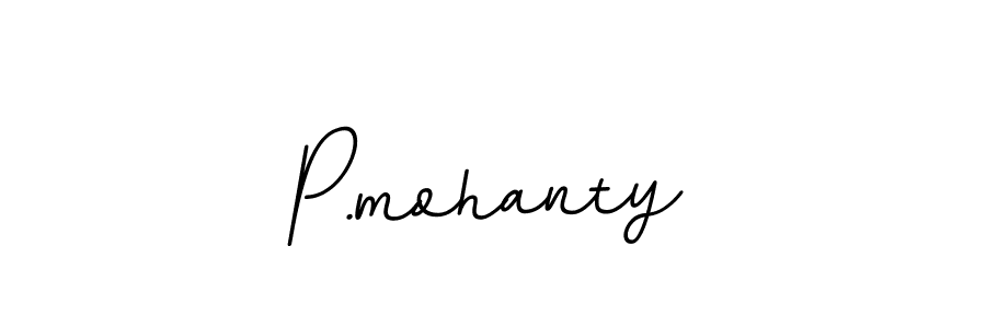 Make a beautiful signature design for name P.mohanty. With this signature (BallpointsItalic-DORy9) style, you can create a handwritten signature for free. P.mohanty signature style 11 images and pictures png