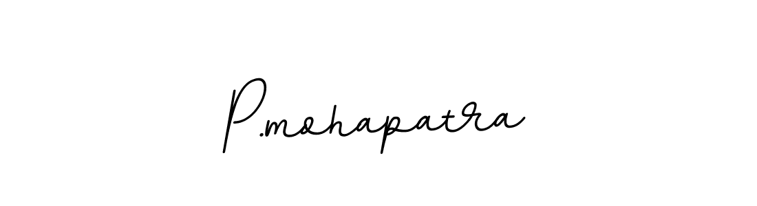 Design your own signature with our free online signature maker. With this signature software, you can create a handwritten (BallpointsItalic-DORy9) signature for name P.mohapatra. P.mohapatra signature style 11 images and pictures png