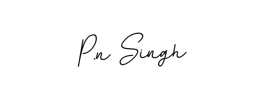 Use a signature maker to create a handwritten signature online. With this signature software, you can design (BallpointsItalic-DORy9) your own signature for name P.n Singh. P.n Singh signature style 11 images and pictures png