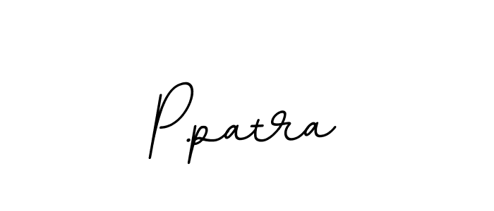 Design your own signature with our free online signature maker. With this signature software, you can create a handwritten (BallpointsItalic-DORy9) signature for name P.patra. P.patra signature style 11 images and pictures png