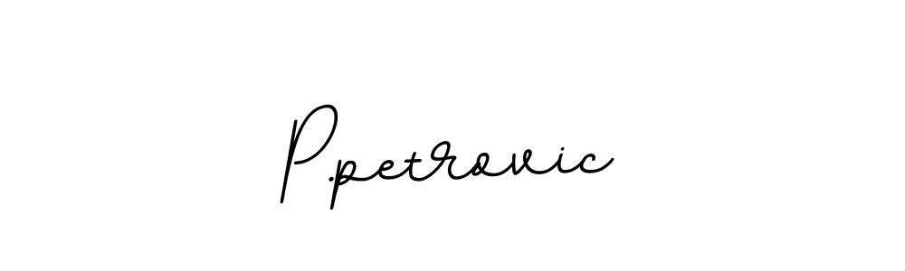 The best way (BallpointsItalic-DORy9) to make a short signature is to pick only two or three words in your name. The name P.petrovic include a total of six letters. For converting this name. P.petrovic signature style 11 images and pictures png