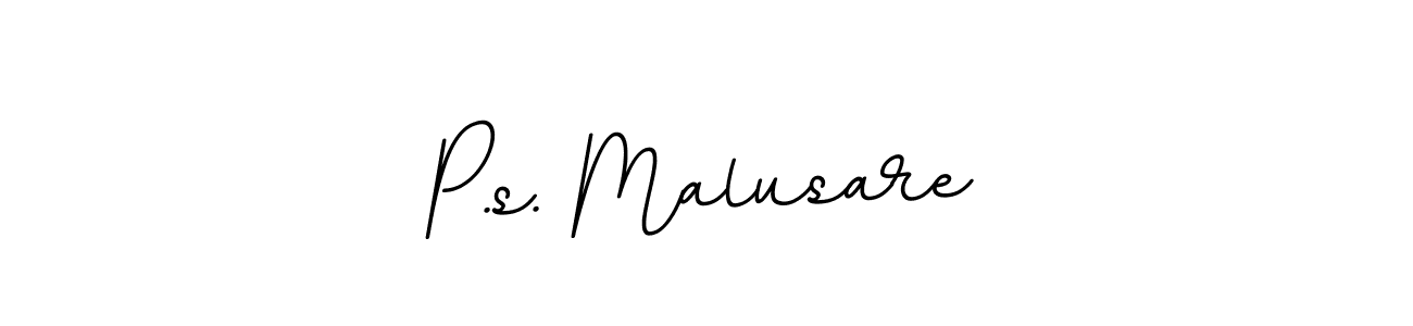 How to Draw P.s. Malusare signature style? BallpointsItalic-DORy9 is a latest design signature styles for name P.s. Malusare. P.s. Malusare signature style 11 images and pictures png