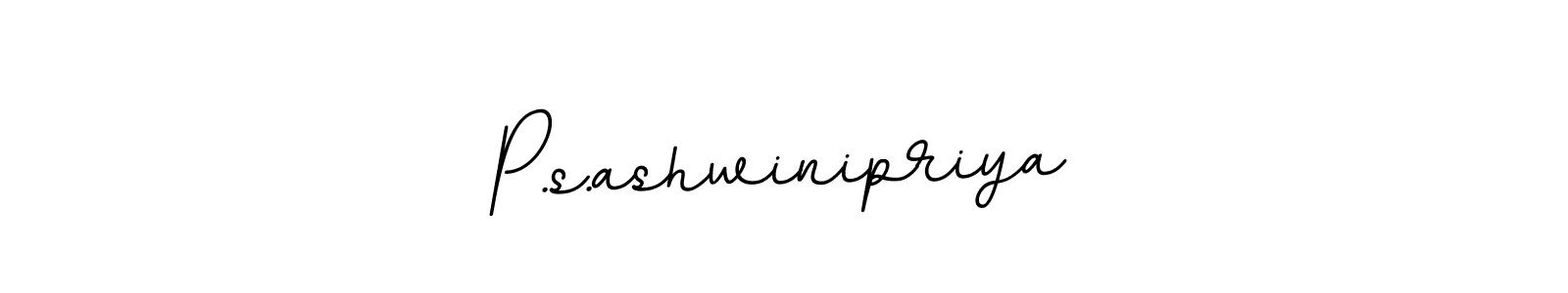 Make a beautiful signature design for name P.s.ashwinipriya. Use this online signature maker to create a handwritten signature for free. P.s.ashwinipriya signature style 11 images and pictures png