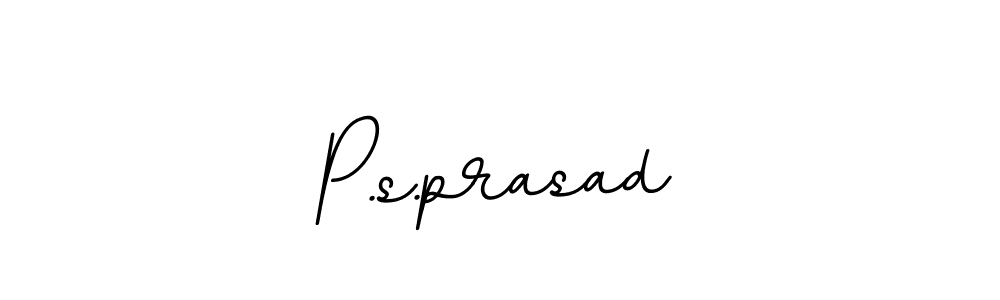 Use a signature maker to create a handwritten signature online. With this signature software, you can design (BallpointsItalic-DORy9) your own signature for name P.s.prasad. P.s.prasad signature style 11 images and pictures png