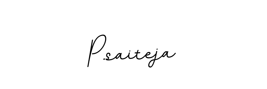 if you are searching for the best signature style for your name P.saiteja. so please give up your signature search. here we have designed multiple signature styles  using BallpointsItalic-DORy9. P.saiteja signature style 11 images and pictures png