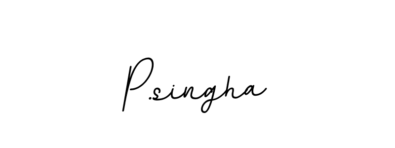 It looks lik you need a new signature style for name P.singha. Design unique handwritten (BallpointsItalic-DORy9) signature with our free signature maker in just a few clicks. P.singha signature style 11 images and pictures png