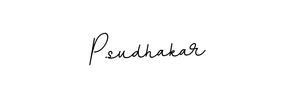 Similarly BallpointsItalic-DORy9 is the best handwritten signature design. Signature creator online .You can use it as an online autograph creator for name P.sudhakar. P.sudhakar signature style 11 images and pictures png