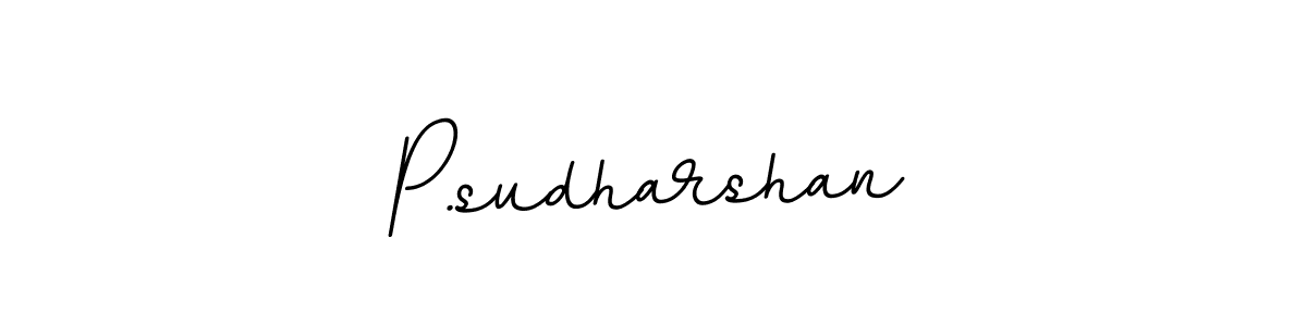 Similarly BallpointsItalic-DORy9 is the best handwritten signature design. Signature creator online .You can use it as an online autograph creator for name P.sudharshan. P.sudharshan signature style 11 images and pictures png