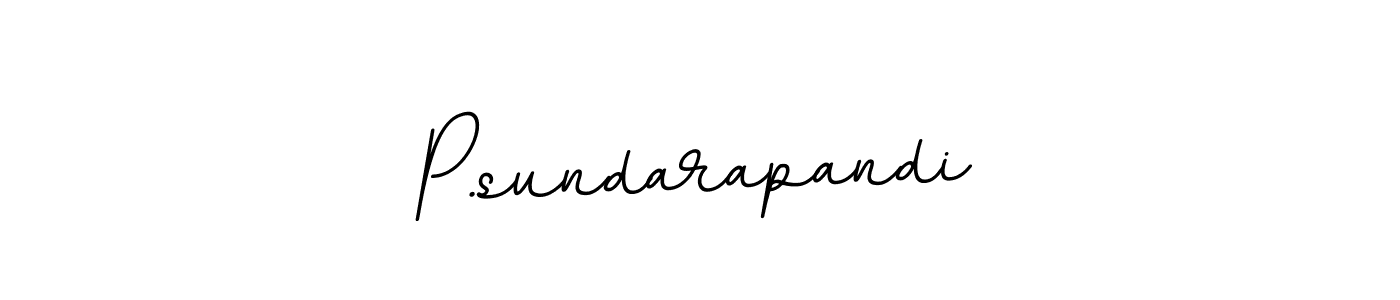 if you are searching for the best signature style for your name P.sundarapandi. so please give up your signature search. here we have designed multiple signature styles  using BallpointsItalic-DORy9. P.sundarapandi signature style 11 images and pictures png