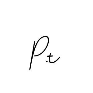 Similarly BallpointsItalic-DORy9 is the best handwritten signature design. Signature creator online .You can use it as an online autograph creator for name P.t. P.t signature style 11 images and pictures png