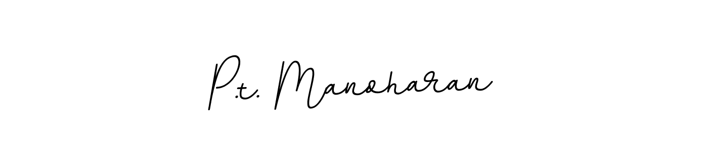 Make a beautiful signature design for name P.t. Manoharan. Use this online signature maker to create a handwritten signature for free. P.t. Manoharan signature style 11 images and pictures png