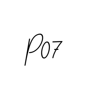 P07 stylish signature style. Best Handwritten Sign (BallpointsItalic-DORy9) for my name. Handwritten Signature Collection Ideas for my name P07. P07 signature style 11 images and pictures png